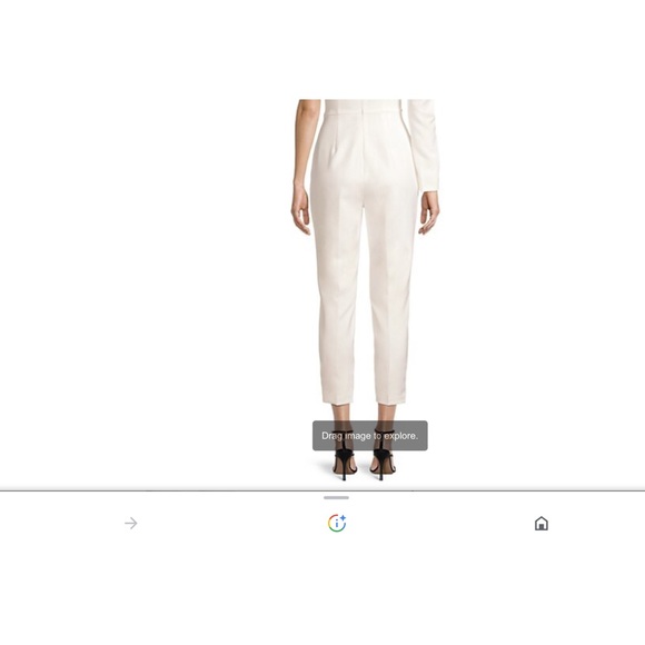 Lavish Alice ruffle trimmed one shoulder jumpsuit